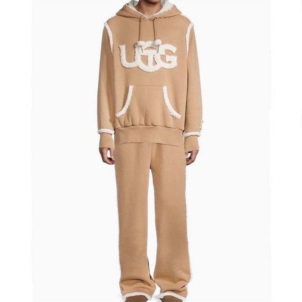 RARE telfar x ugg sherpa fleece hoodie